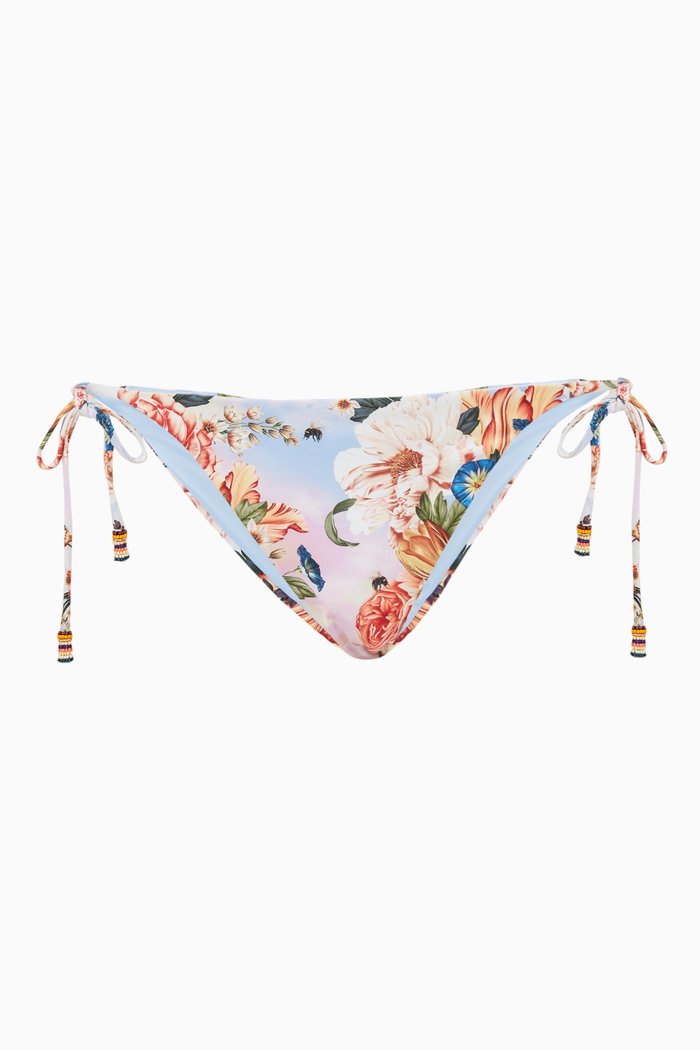 Alegria Embroidered Bikini Bottoms, Multicolour