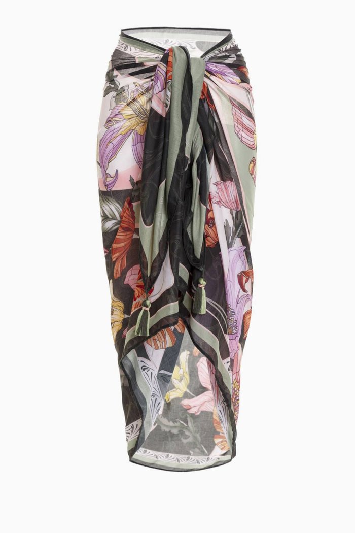 

Marine Vitreo Sarong in Viscose, Multicolour