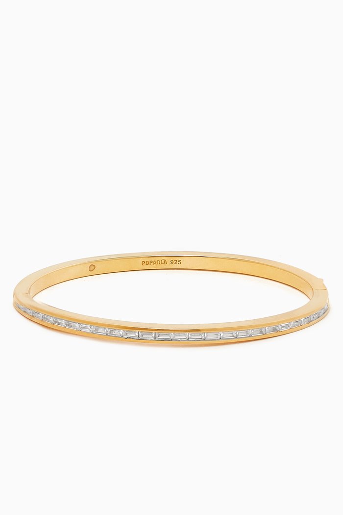 

Viena Bangle in 18kt Gold-plated Sterling Silver