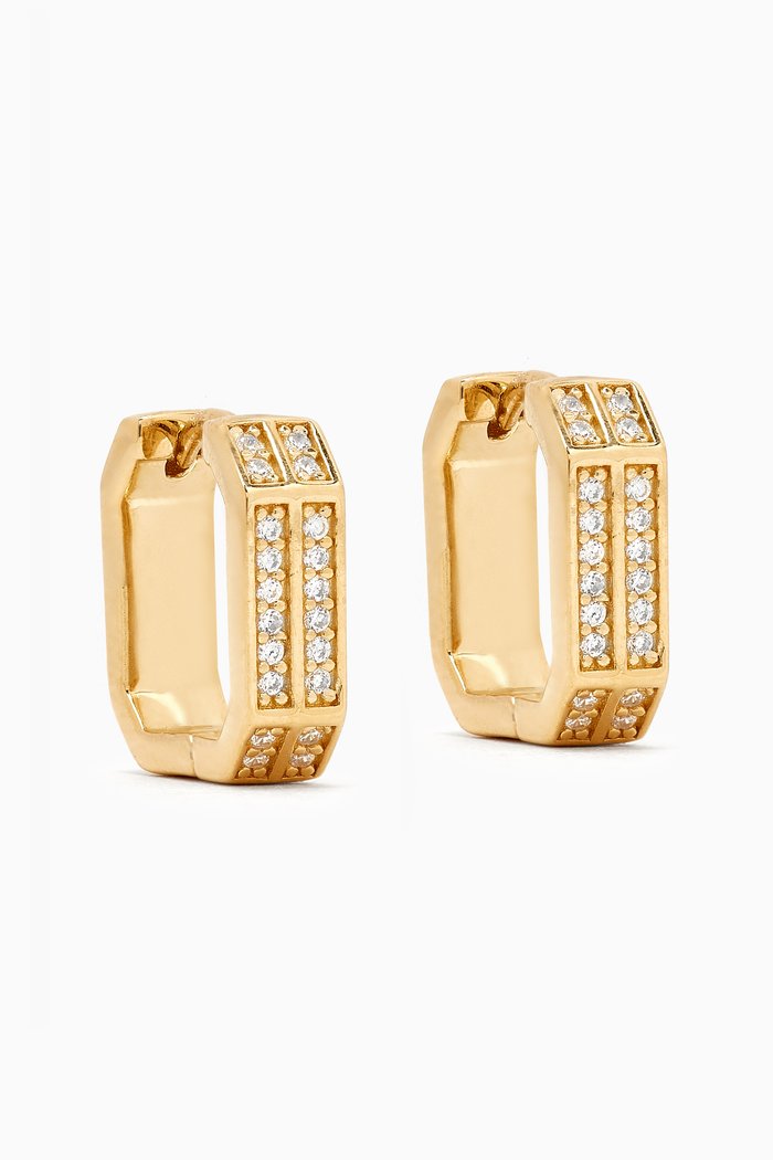 

Olympia Hoop Earrings in 18kt Gold-plated Sterling Silver