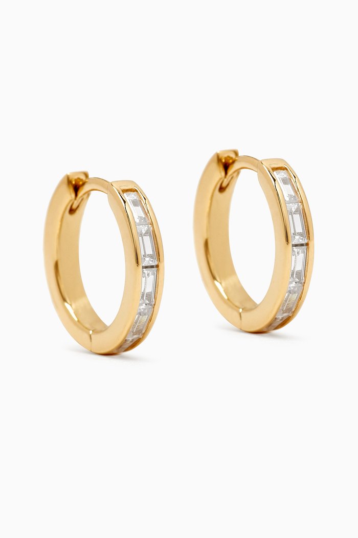 

Viena Hoop Earrings in 18kt Gold-plated Sterling Silver