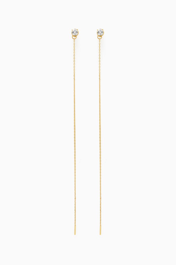 

Belle Drop Earrings in 18kt Gold-plated Sterling Silver