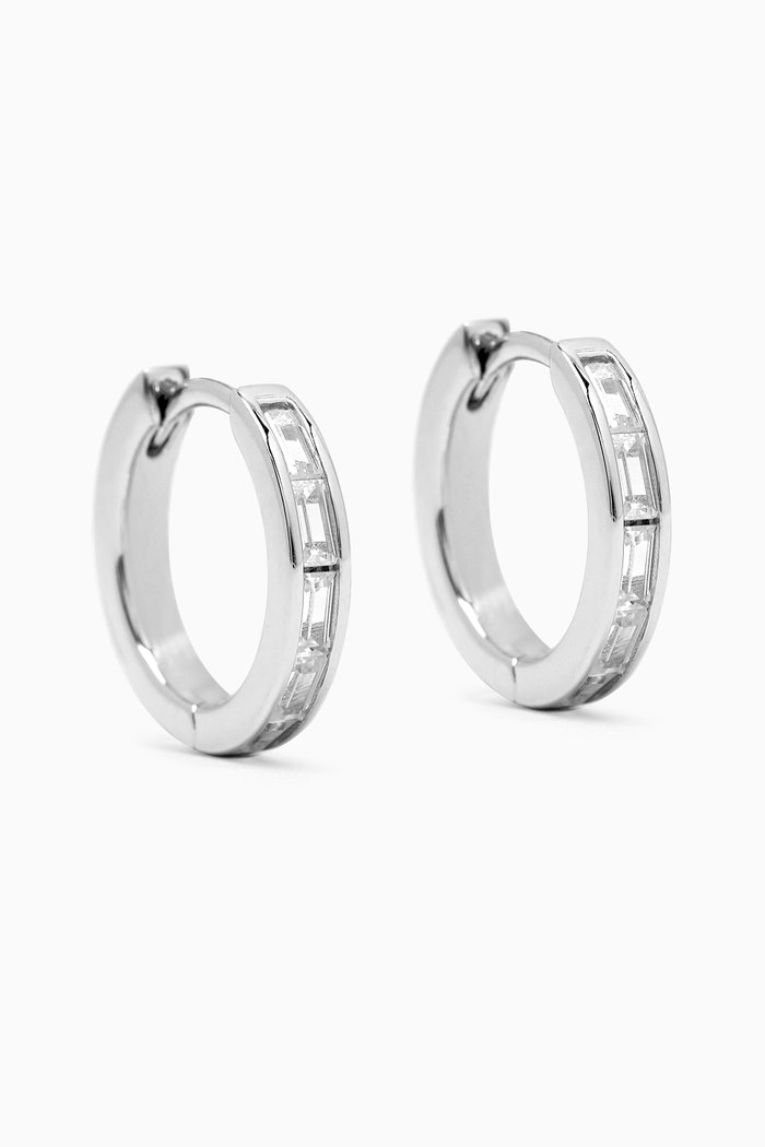 

Viena Hoop Earrings in Sterling Silver