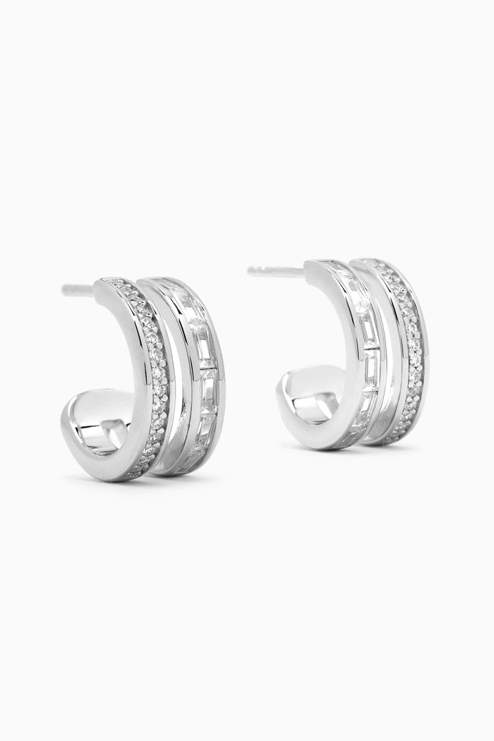 

Bianca Hoop Earrings in Sterling Silver