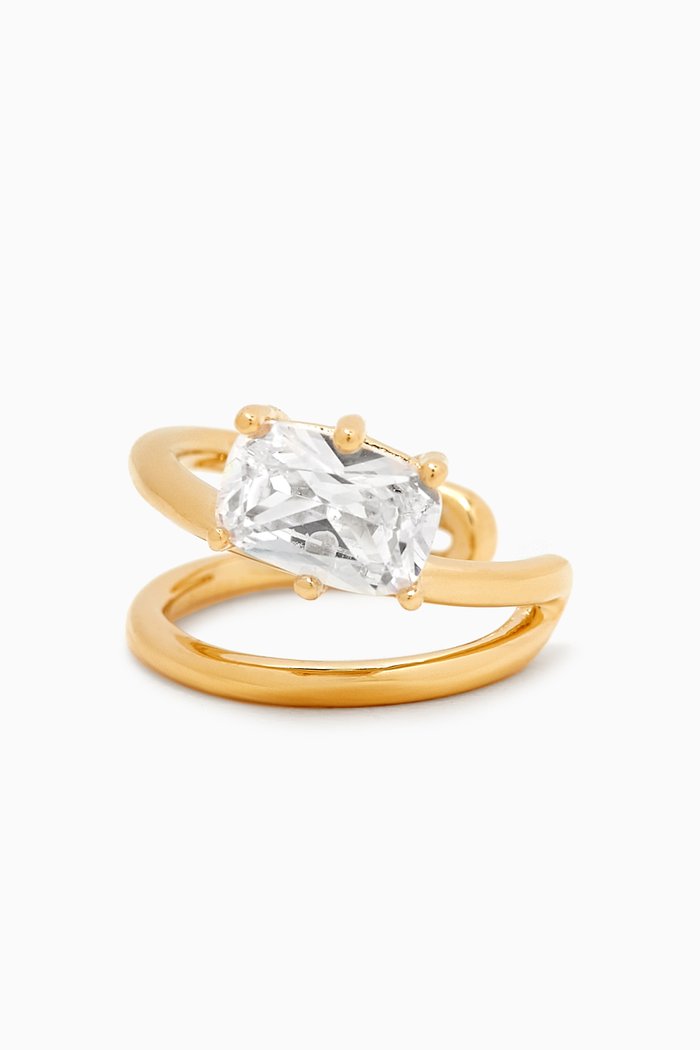 

Galactic Single Ear Cuff in 18kt Gold-plated Sterling SIlver