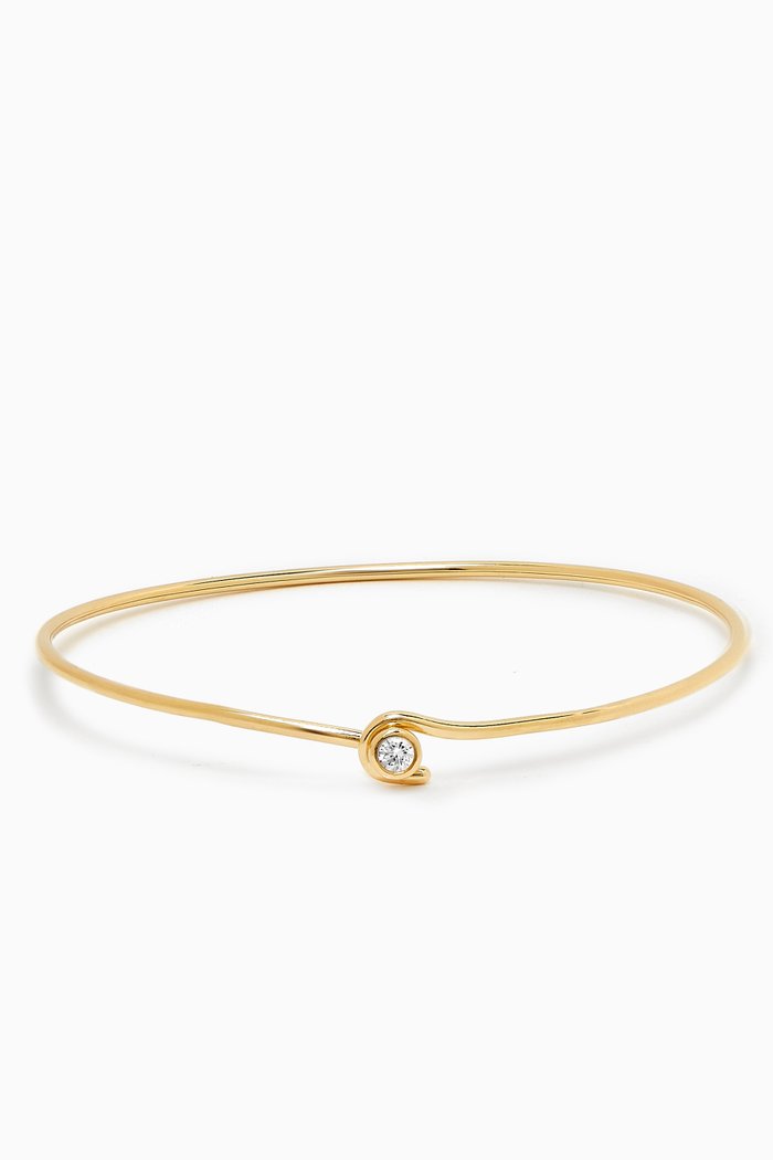 

Siena Bangle in 18kt Gold-plated Sterling Silver