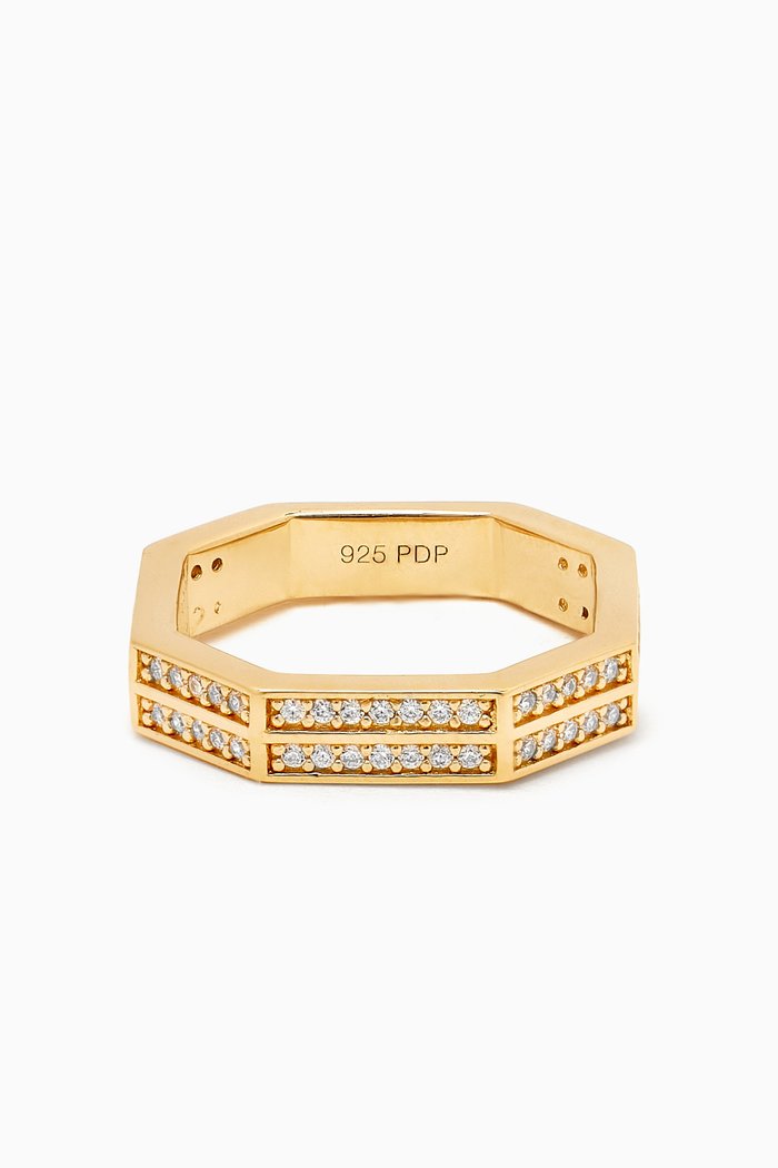 

Olympia Ring in 18kt Gold-plated Sterling SIlver