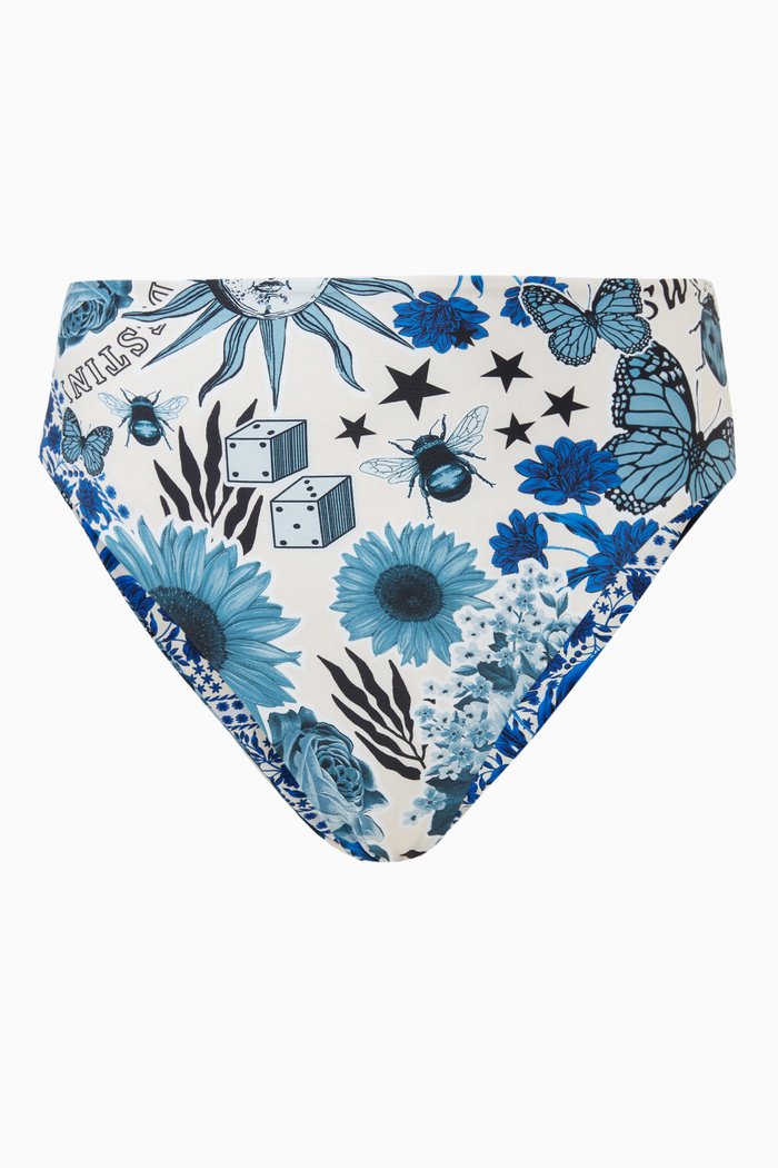 

Penelope Embroidered Bikini Briefs, Multicolour