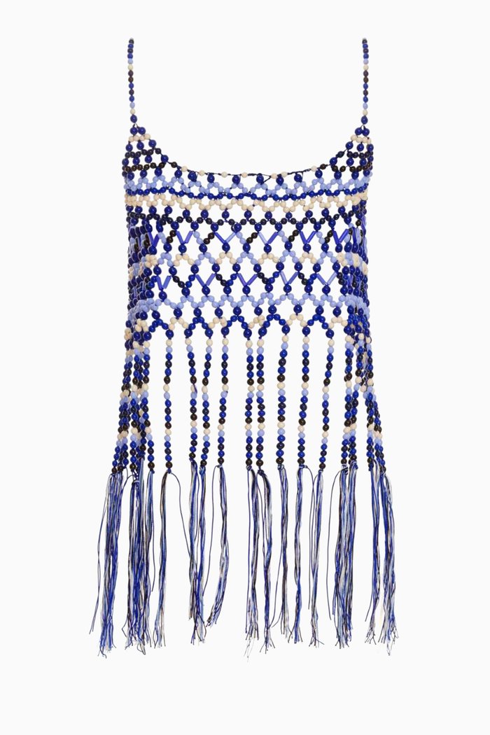 Persia Beaded Top, Multicolour