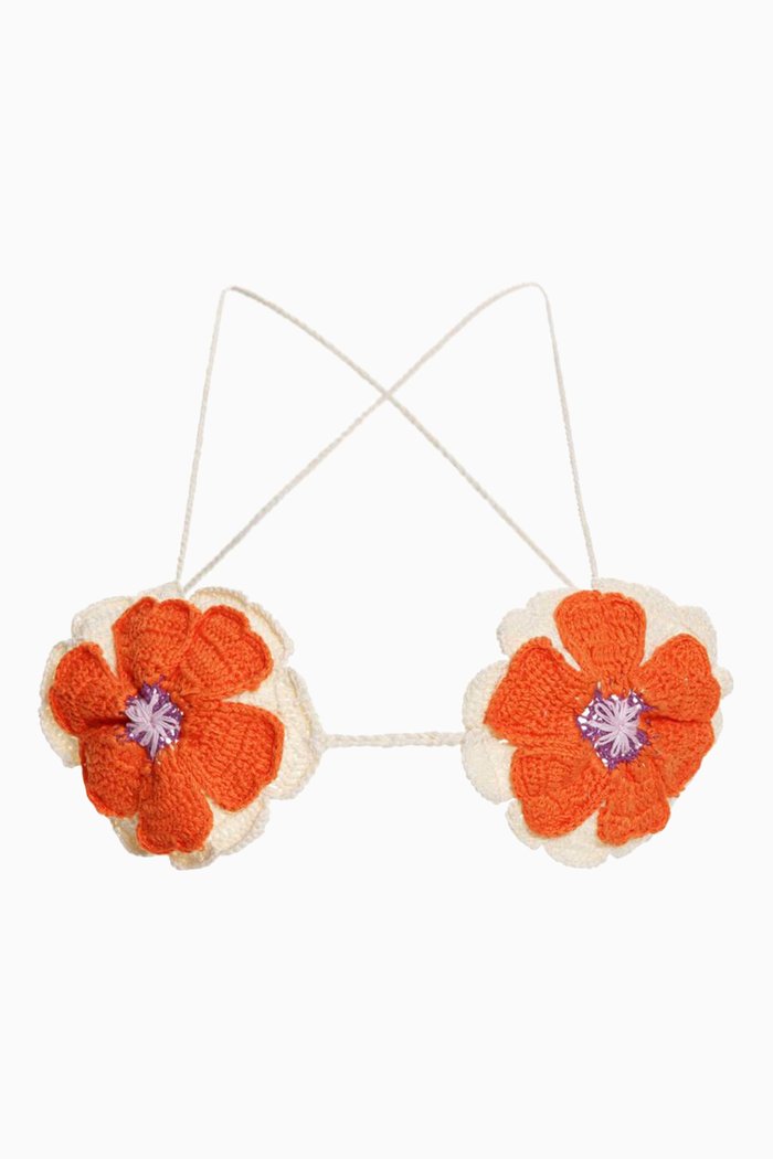 

Naima Boreal Crochet Bikini Top, Multicolour