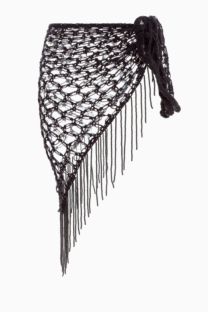

Catty Sarong Crochet Cover-up in Cotton, Multicolour