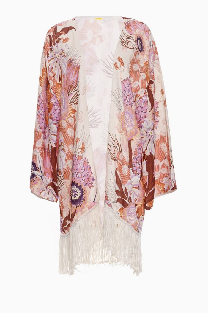 

Juana Fringe Shrug in Viscose-blend, Multicolour