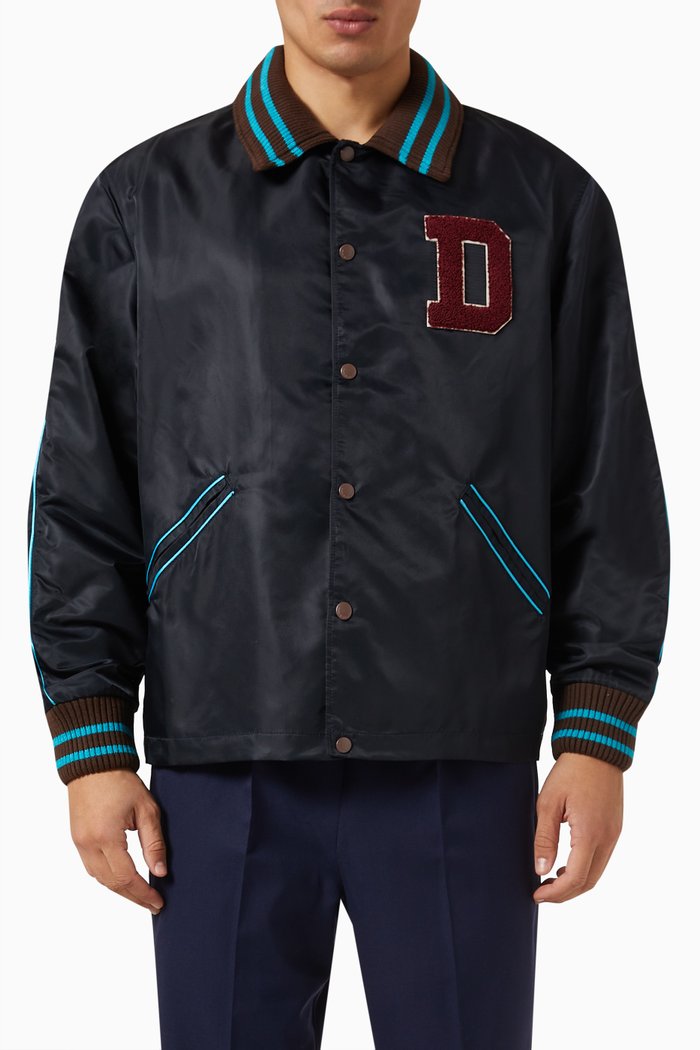 La Veste Apres-sport Jacket in Technical Fabric, Blue