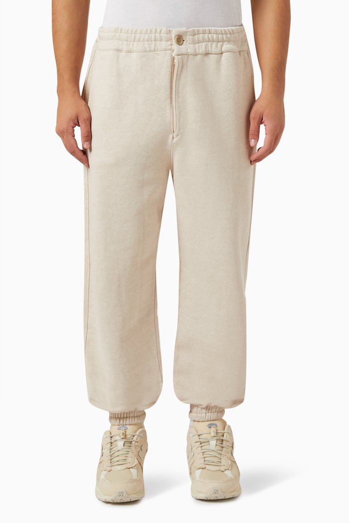 Le Sweatpants Drôle in Cotton, Neutral
