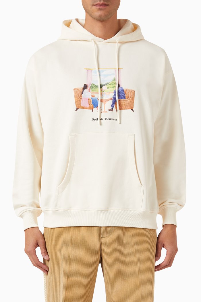 

Le Hoodie Voyage in French Terry, Neutral