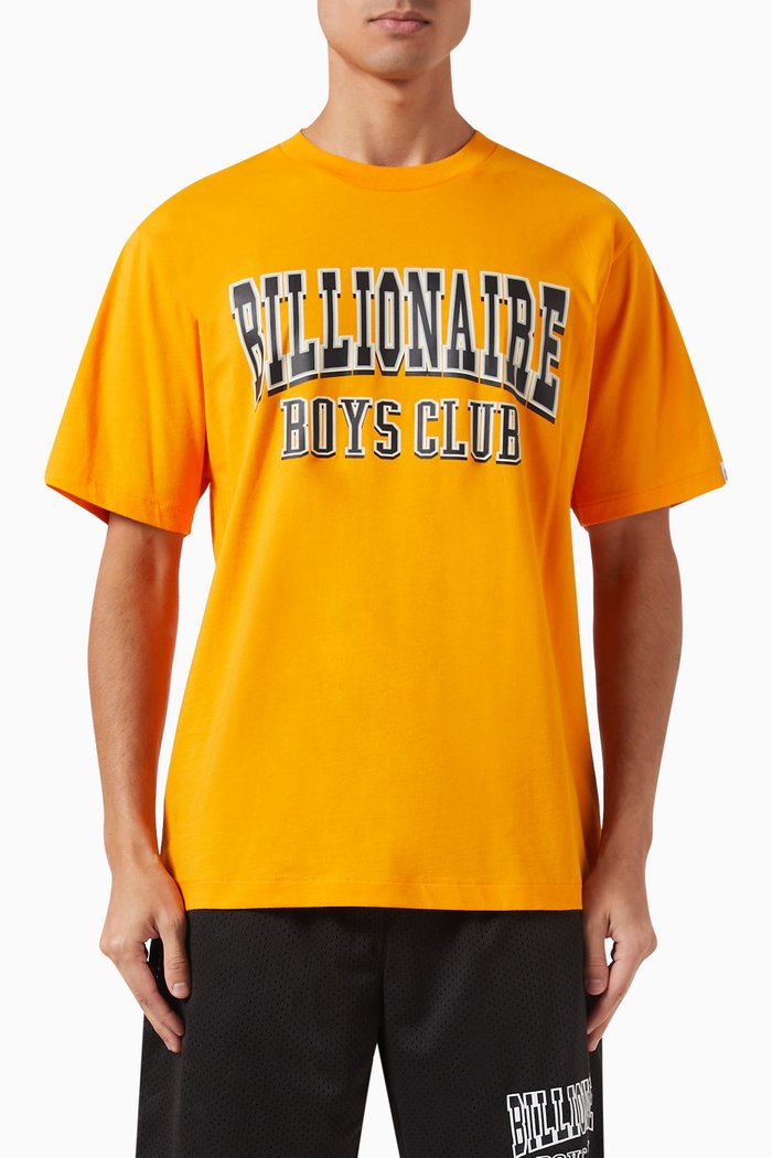 

Varsity Logo T-shirt in Cotton, Orange