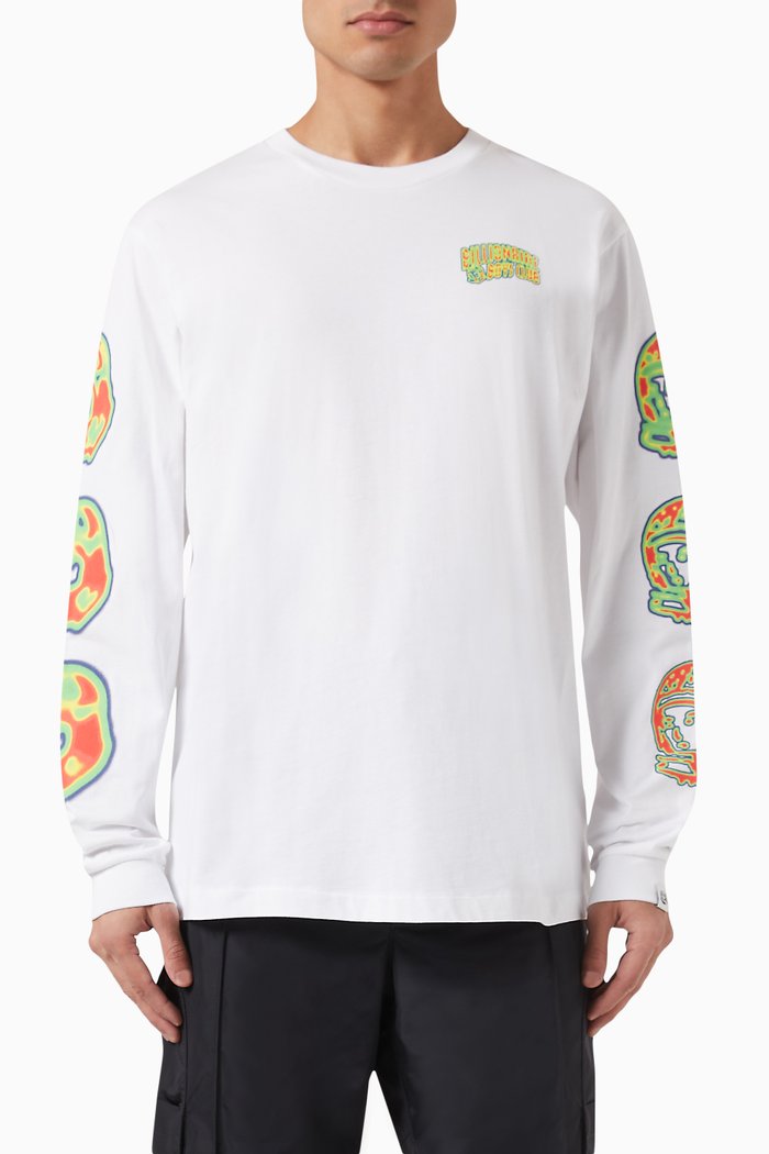 

Heat Map T-Shirt in Cotton Jersey, White