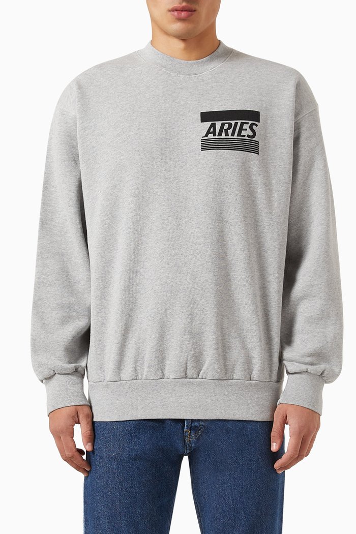 

Credit Card Sweatshirt in Fleece, Grey