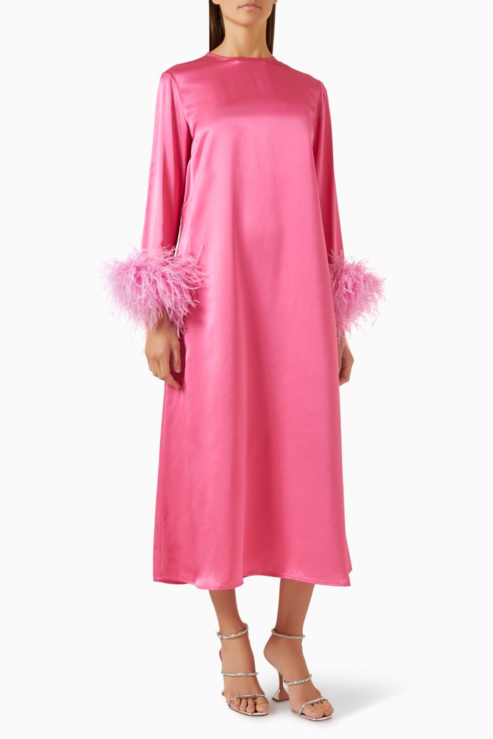 

Suzi Maxi Dress in EcoVero, Pink