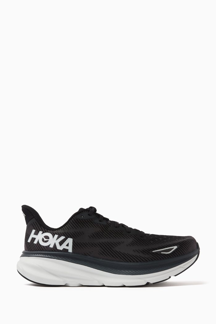 

Clifton 9 Running Sneakers, Black