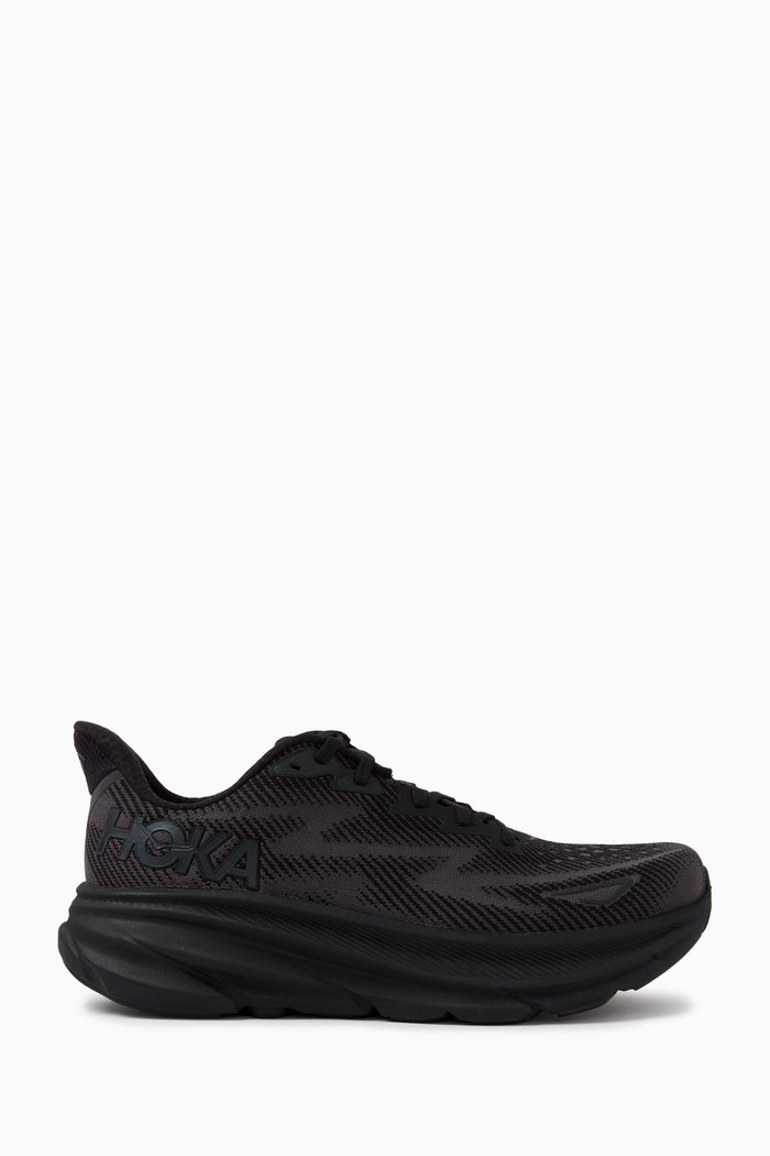 

Clifton 9 Running Sneakers, Black