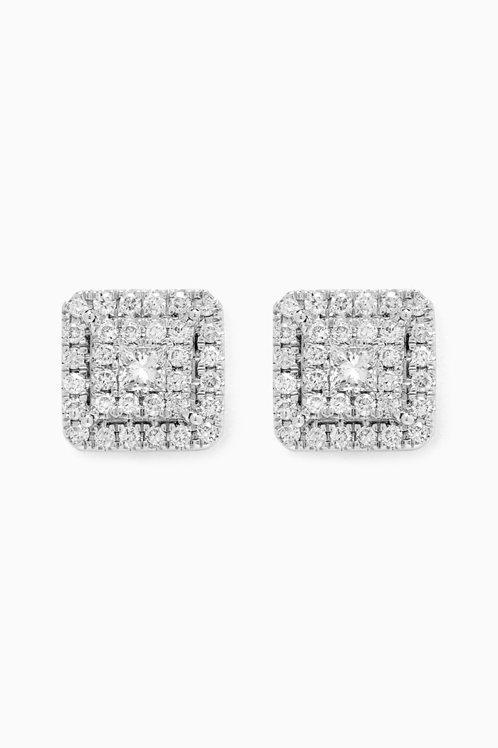 

OneSixEight Diamond Earrings in 18kt White Gold