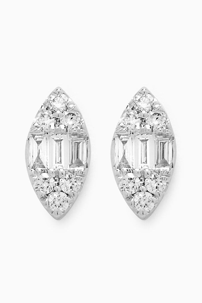 

OneSixEight Diamond Earrings in 18kt White Gold