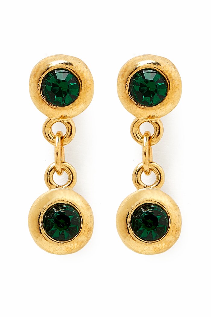 

Rediscovered 1990s Vintage Drop Earrings, Gold