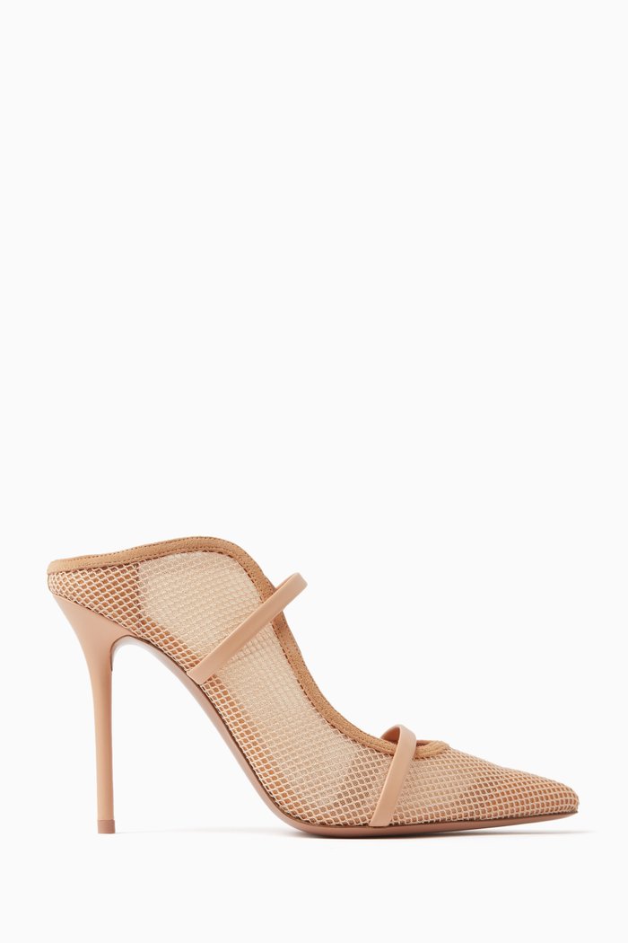 

Maureen 100 Mules in Mesh, Neutral