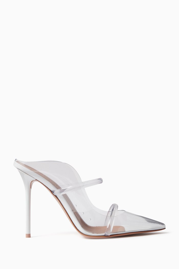 

Maureen 100 Mules in PVC, White