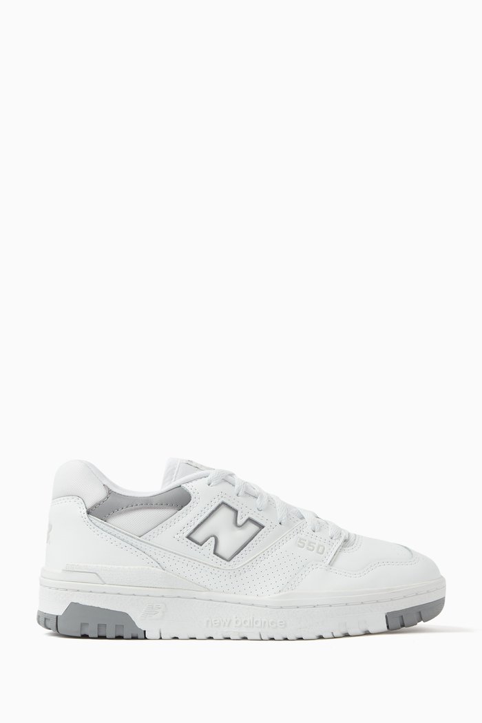 

BB550 Low-top Sneakers in Leather, White