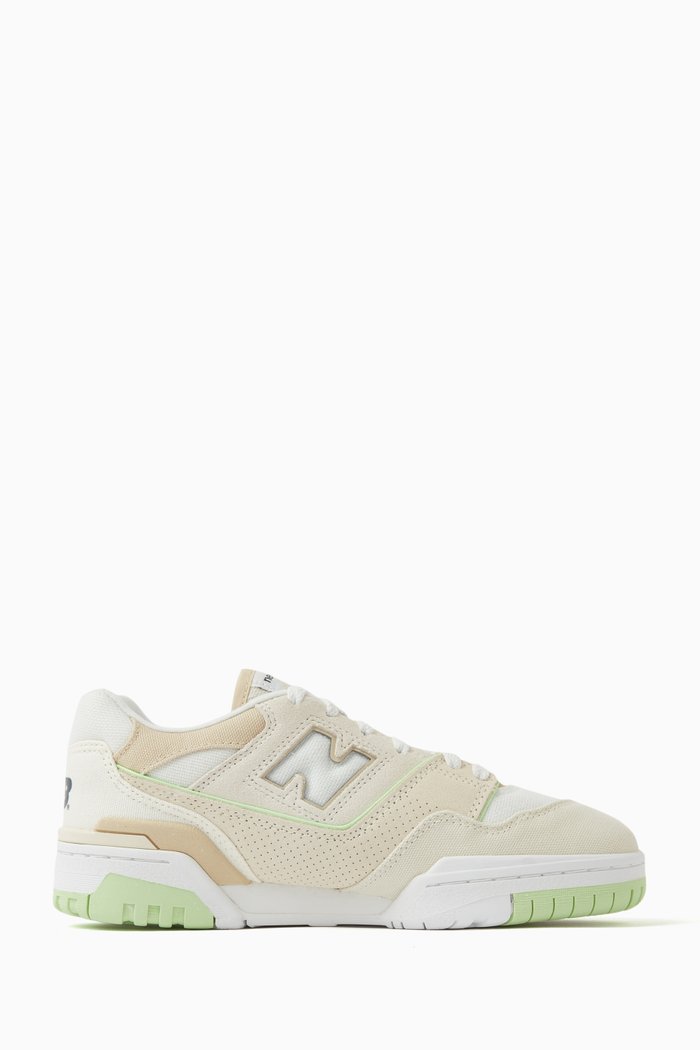 

BB550 Low-top Sneakers in Suede & Mesh, Neutral