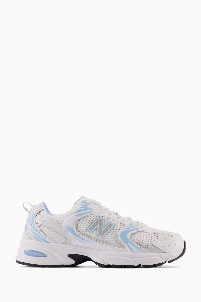 

530 Low-top Sneakers in Mesh & Faux Leather, Blue
