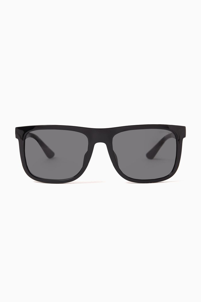 

Square Sunglasses in Acetate, Black