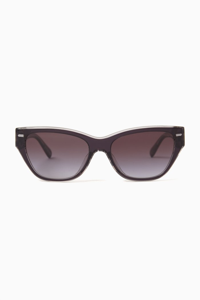 

Cat-eye Sunglasses in Acetate, Grey