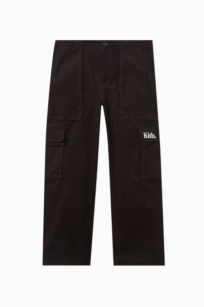 

Evans Utility Pants in Micro-cord Cotton, Brown