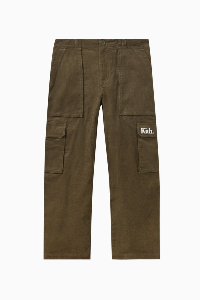 

Evans Utility Pants in Micro-cord Cotton, Green