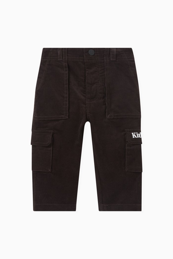 

Baby Evans Utility Pants in Micro-cord Cotton, Brown