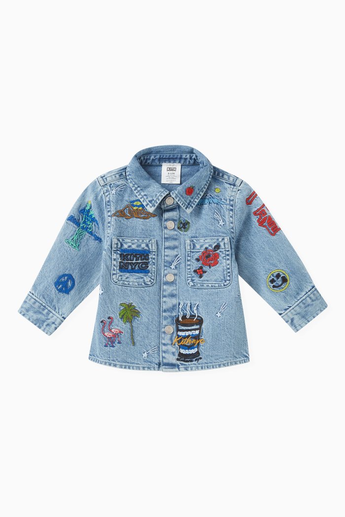 

x Otakara NYC Baby Apollo Shirt in Denim, Blue
