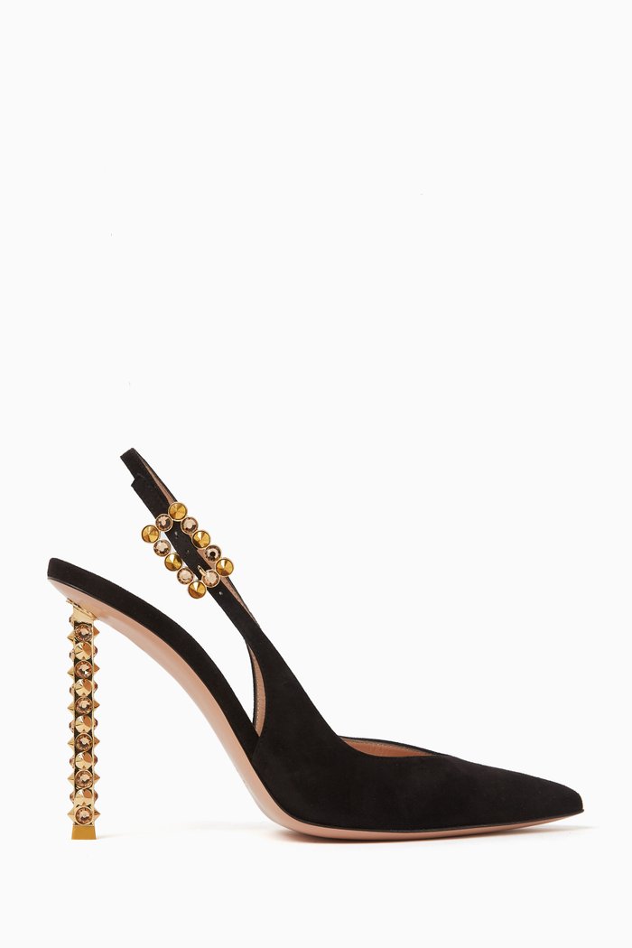 

Slingback 105 Pumps in Suede, Black