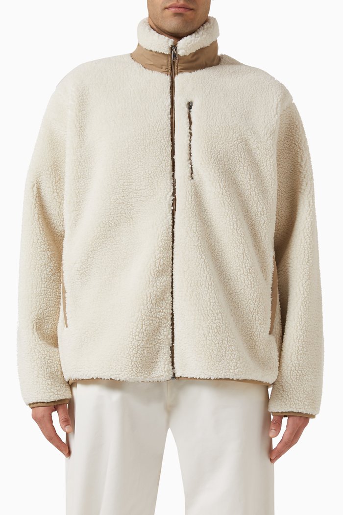 

Jacket in Sherpa Fleece, Neutral