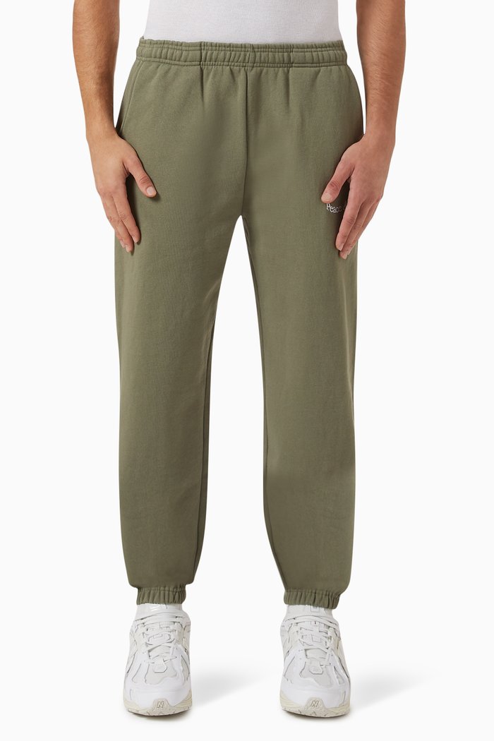 

Wordmark Sweatpants in Cotton Jersey, Green