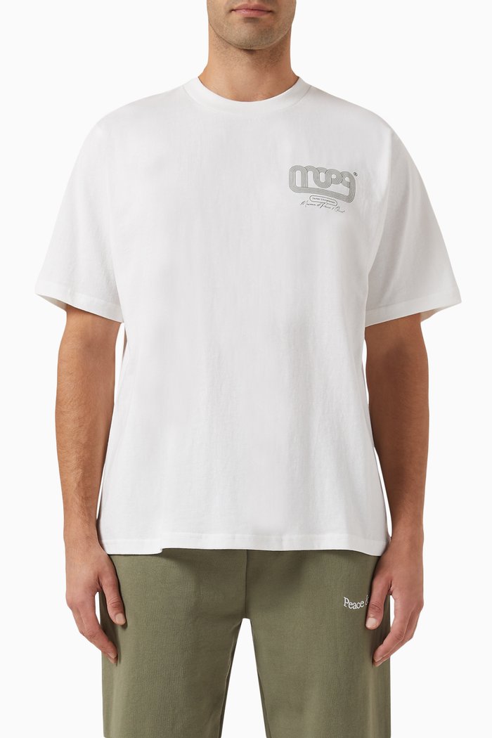 

Path T-shirt in Cotton Jersey, White