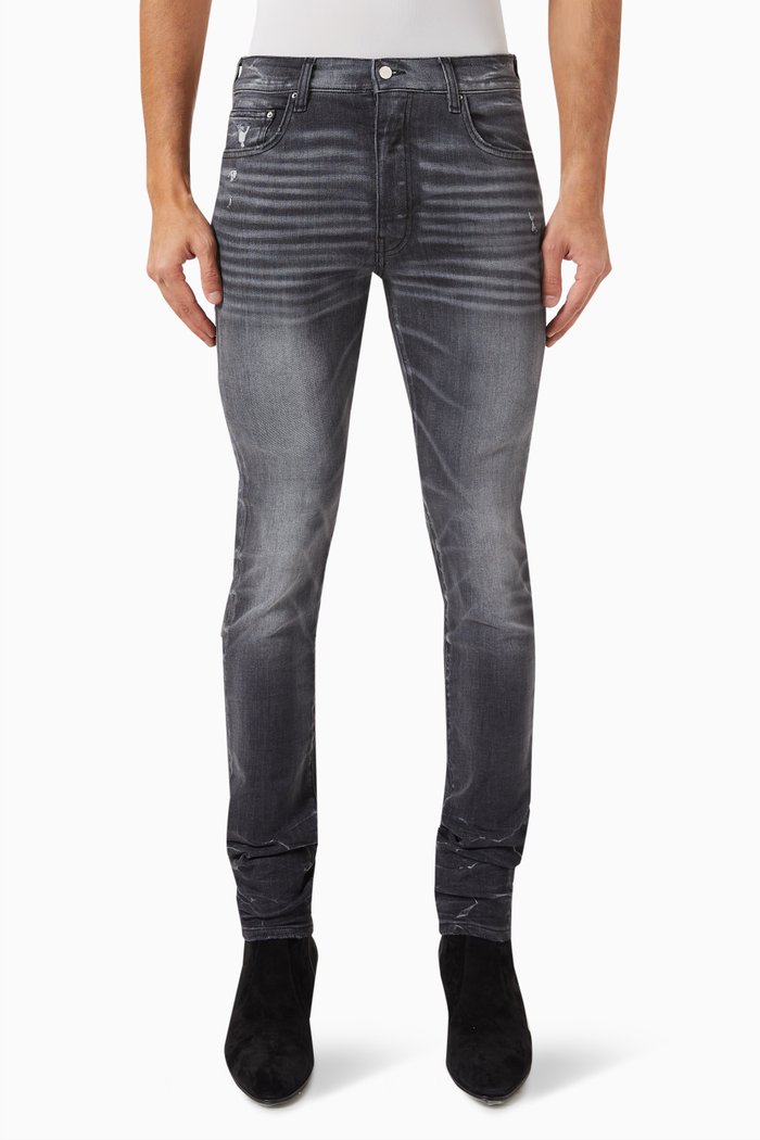 

Stack Skinny-fit Jeans in Stretch Denim, Grey