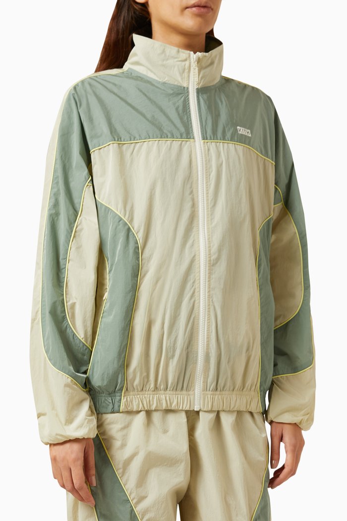 

Faris Track Jacket in Nylon, Neutral