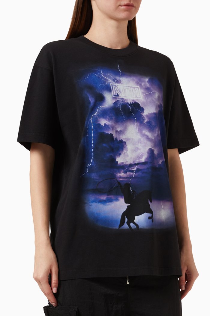 

Perfect Storm Vintage T-shirt in Cotton-jersey, Black