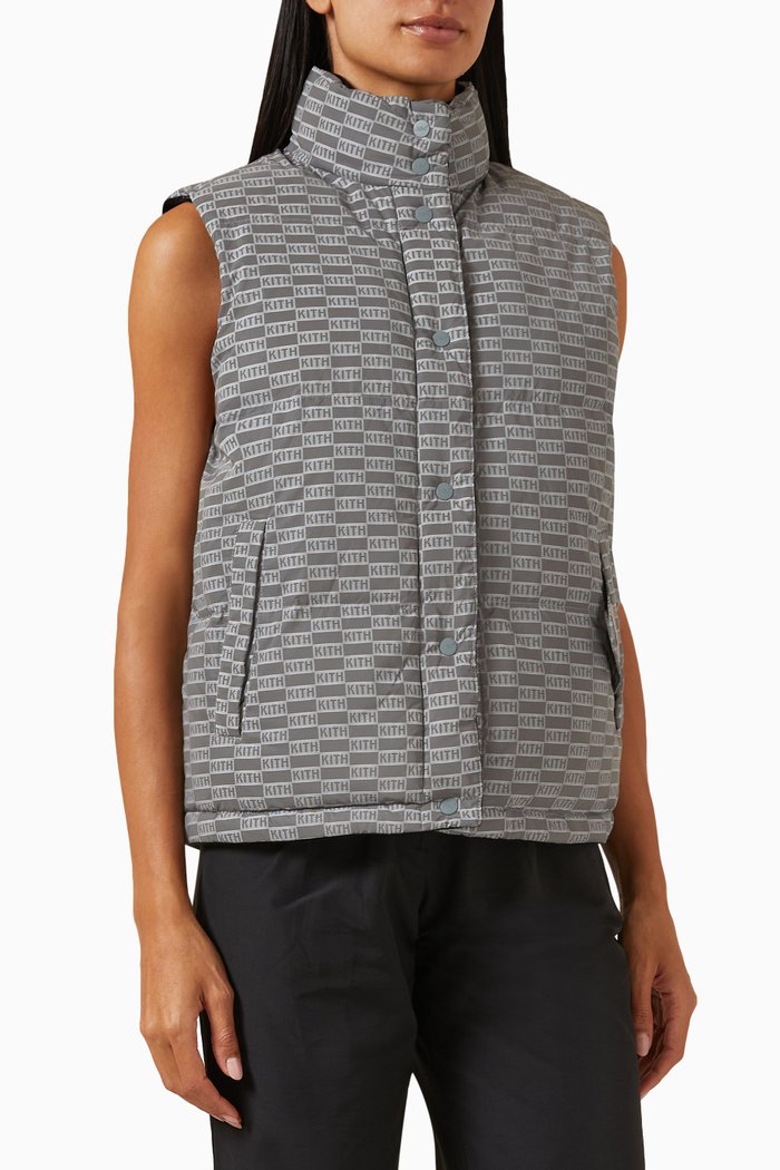 

Lewis Padded Reversible Reflective Vest in Nylon-blend, Black