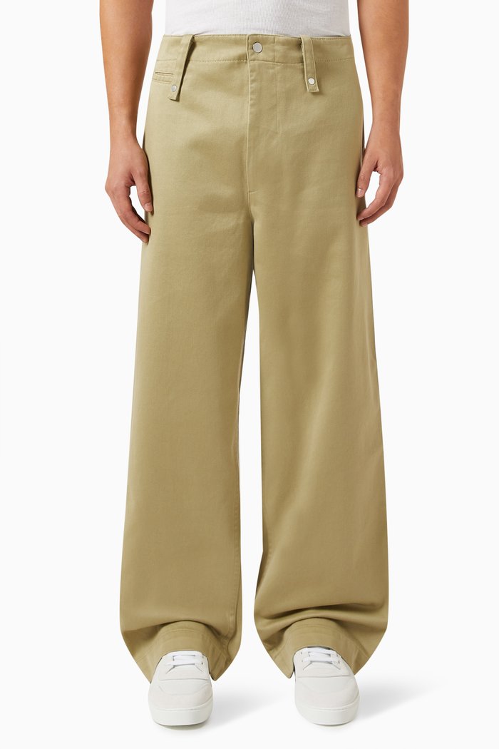 

Trousers in Cotton Satin, Neutral