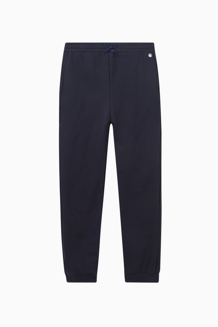 

Logo Joggers in Cotton Fleece, Blue