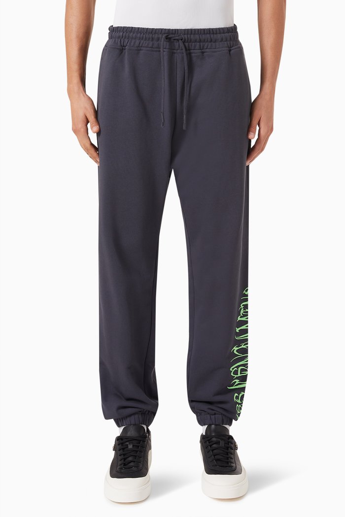 

Logo-embroidered Sweatpants in Cotton, Black